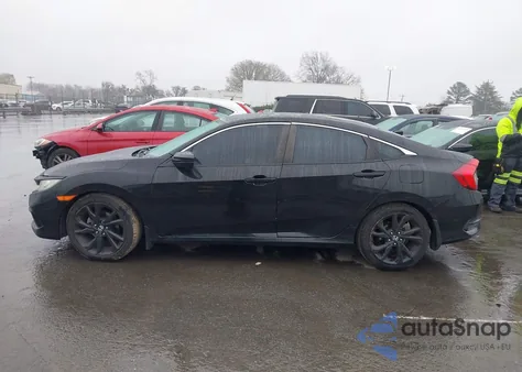 2020 Honda Civic Sport from USA, damaged, VIN 2HGFC2F86LH525933